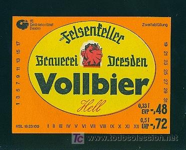 Etichette antiche: ETIQUETA DE CERVEZA. ALEMANIA.