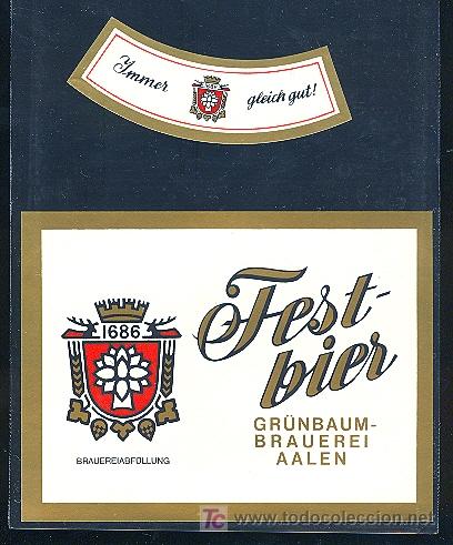 Etiquetas antiguas: ETIQUETA DE CERVEZA. - Foto 1