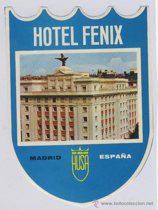 Etiquetas antiguas: Etiqueta Hotel-  CADENA HUSA- 1975-1989- HOTEL  SANTA CATALINA- 112 x 81-ILUSTRACION FOTO