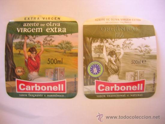 Etiquetas antiguas: dos etiquetas nuevas de aceites - Foto 1