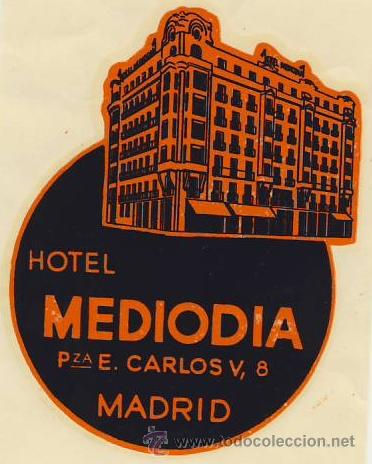 Etiquetas antiguas: Etiqueta Hotel-ESPA&Ntilde;A -HOTEL ZURBANO- MADRID- ORO / NEGRO-MEDIDAS   DIAMETRO 80 mm