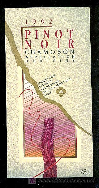Etiquetas antiguas: ETIQUETA DE VINO DE PINTOR. - Foto 1