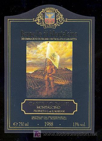 Etiquetas antiguas: ETIQUETA DE VINO DE PINTOR. - Foto 1