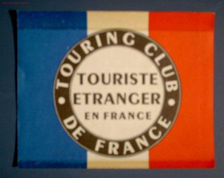 Etiquetas antiguas: TOURING CLUB DE FRANCE