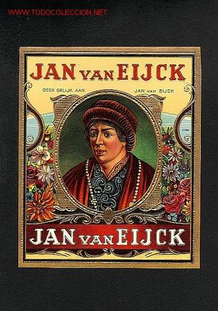 Etiquetas antiguas: Etiqueta de tabaco JAN VAN EIJCK, en relieve