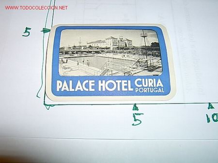 Etiquetas antiguas: ETIQUETA HOTEL   PALACE   CURIA