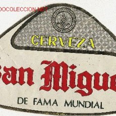 Etiquetas antiguas: CERVEZAS SAN MIGUEL. Lote 16777317