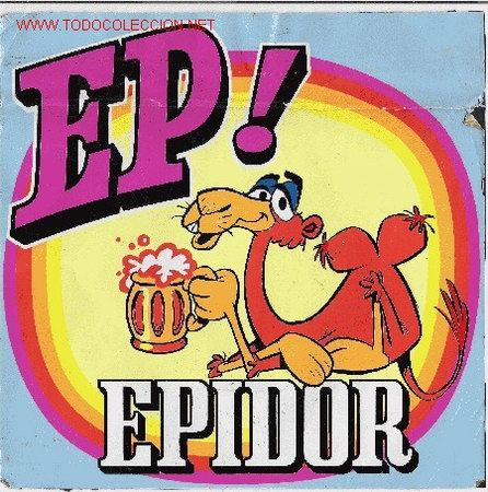 Etiquetas antiguas: E P !!    E P I D O R - Foto 1