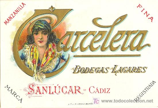 Old Labels: ETIQUETA DE MANZANILLA