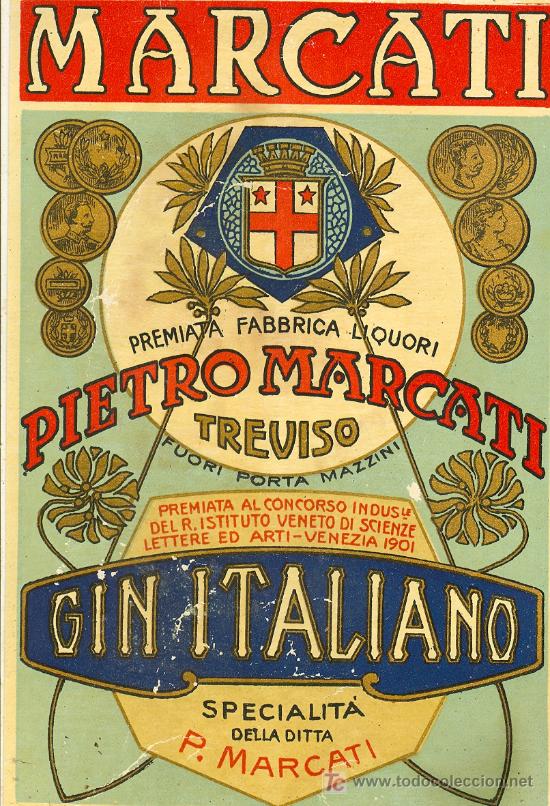 Etiquetas antiguas: ETIQUETA MARCATI - Foto 1