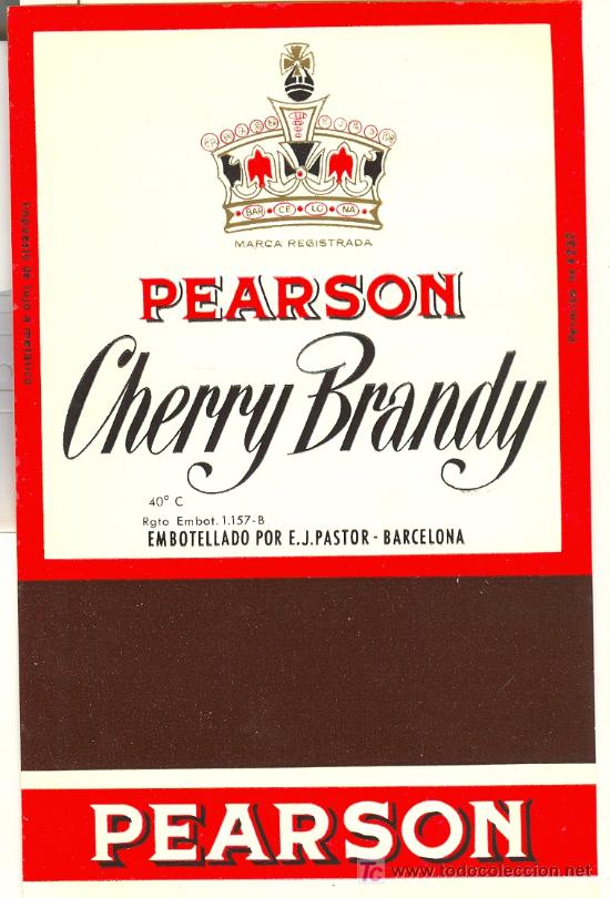 Etiquetas antiguas: ETIQUETA DE BRANDY - Foto 1