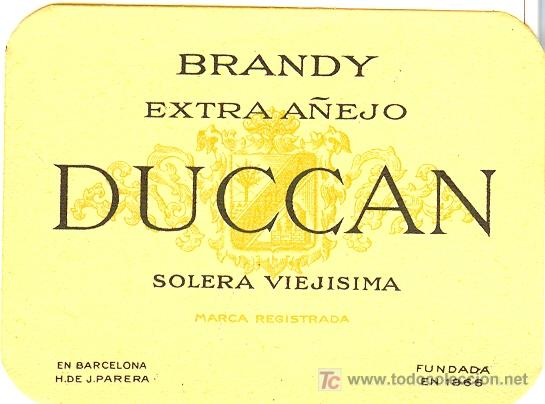 Etiquetas antiguas: ETIQUETA DE BRANDY - Foto 1