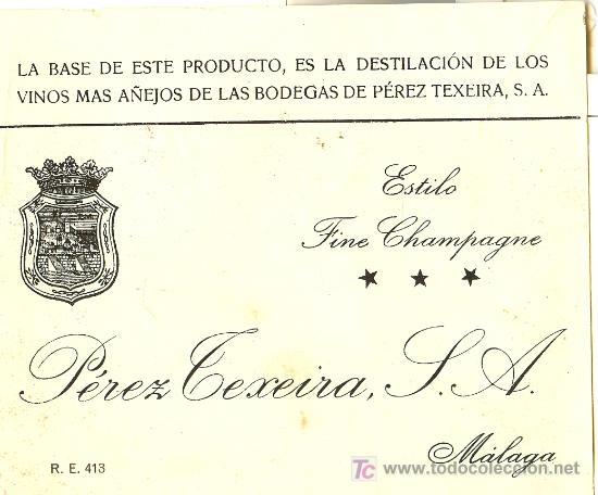 Etiquetas antiguas: ETIQUETA DE VINO - Foto 1