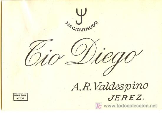 Etiquetas antiguas: ETIQUETA DE VINO - Foto 1