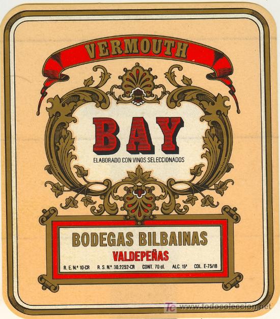 Etiquetas antiguas: ETIQUETA DE VERMOUTH - Foto 1