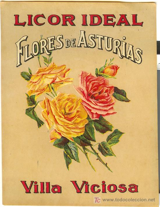 Etiquetas antiguas: ETIQUETA ANTIGUA DE LICOR - Foto 1