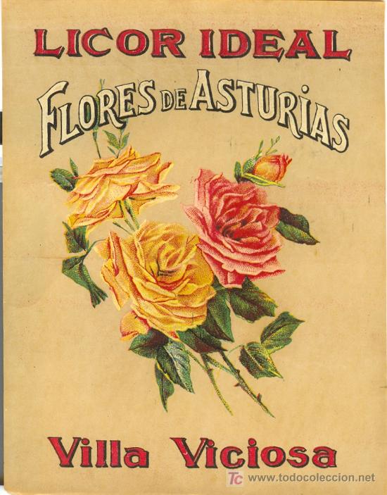Etiquetas antiguas: ETIQUETA ANTIGUA DE LICOR - Foto 1