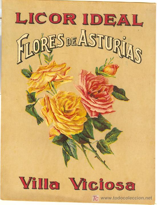 Etiquetas antiguas: ETIQUETA ANTIGUA DE LICOR - Foto 1