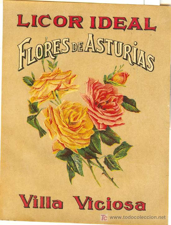 Etiquetas antiguas: ETIQUETA ANTIGUA DE LICOR - Foto 1