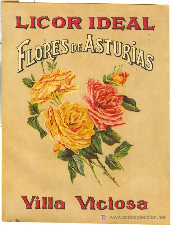 Etiquetas antiguas: ETIQUETA ANTIGUA DE LICOR - Foto 1