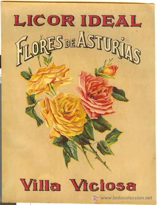 Etiquetas antiguas: ETIQUETA ANTIGUA DE LICOR - Foto 1