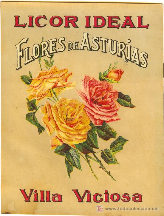 Etiquetas antiguas: ETIQUETA ANTIGUA DE LICOR - Foto 1