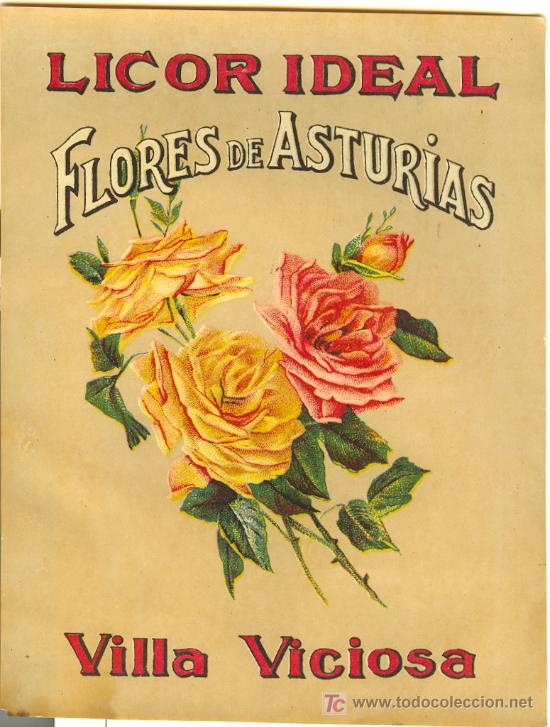 Etiquetas antiguas: ETIQUETA ANTIGUA DE LICOR - Foto 1