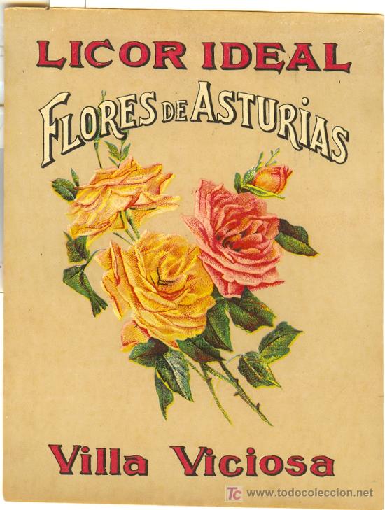 Etiquetas antiguas: ETIQUETA ANTIGUA DE LICOR - Foto 1