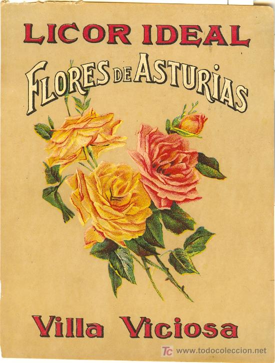 Etiquetas antiguas: ETIQUETA ANTIGUA DE LICOR - Foto 1