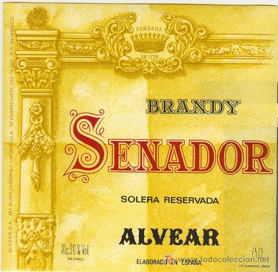 Etichette antiche: ETIQUETA DE BRANDY
