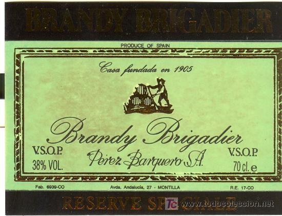 Etichette antiche: ETIQUETA DE BRANDY