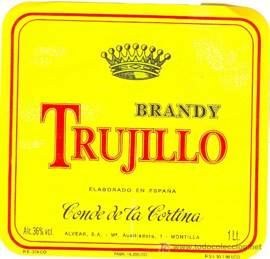 Etichette antiche: ETIQUETA DE BRANDY