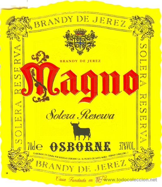 Etichette antiche: ETIQUETA DE BRANDY