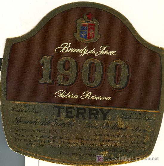 Etichette antiche: ETIQUETA DE BRANDY