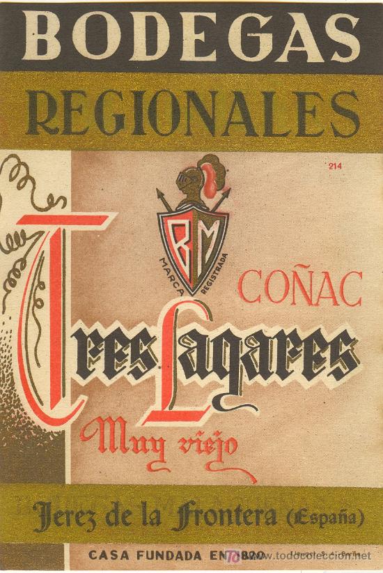 Etichette antiche: ETIQUETA DE CO&Ntilde;AC