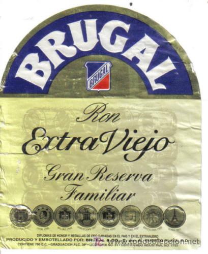 Etichette antiche: ETIQUETA DE RON. RHUM. RUM. EXTRA VIEJO.
