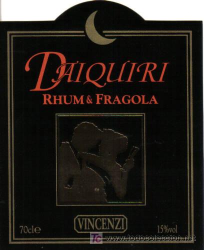Etichette antiche: ETIQUETA DE RON. RHUM. RUM. DAIQUIRI.