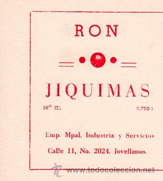 Etiquetas antiguas: ETIQUETA DE RON. RHUM. RUM. - Foto 1