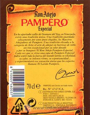 Etiquetas antiguas: ETIQUETA DE RON. RHUM. RUM. - Foto 1