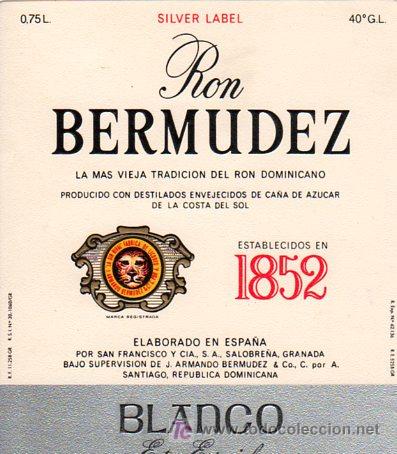 Alte Etiketten: ETIQUETA DE RON. RHUM. RUM.
