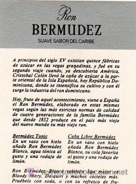Etiquetas antiguas: ETIQUETA DE RON. RHUM. RUM. - Foto 1