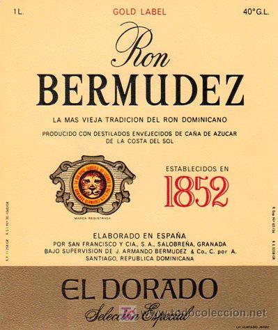 Etiquetas antiguas: ETIQUETA DE RON. RHUM. RUM. - Foto 1