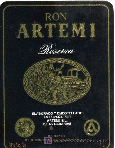 Etiquetas antiguas: ETIQUETA DE RON. RHUM. RUM. - Foto 1