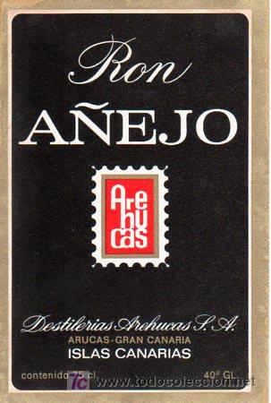 Etiquetas antiguas: ETIQUETA DE RON. RHUM. RUM. - Foto 1