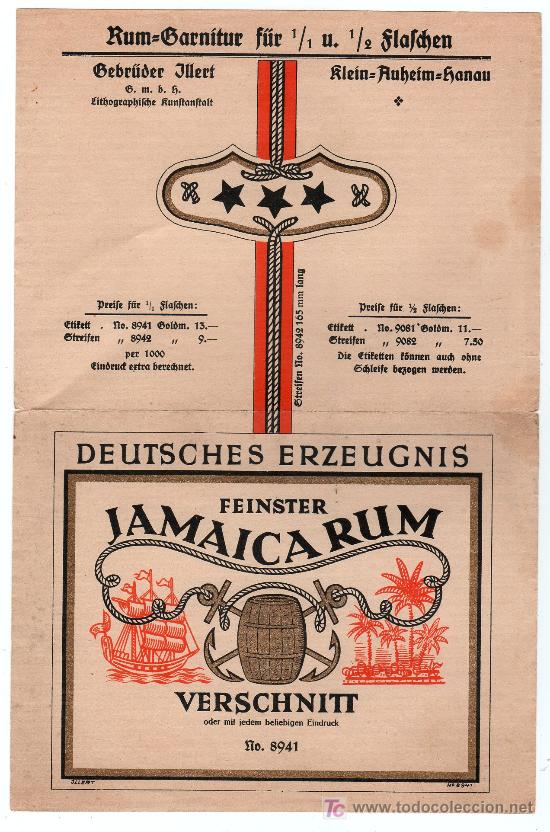 Etiquetas antiguas: ETIQUETA DE RON - RUM - RHUM - Foto 1