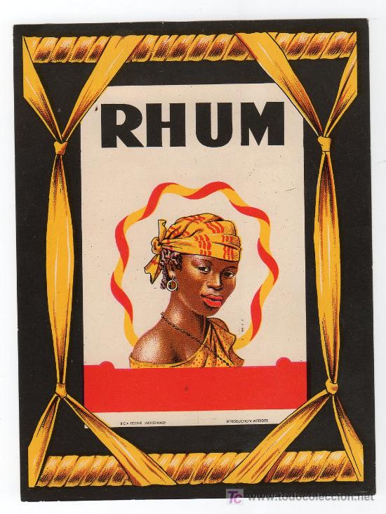 Alte Etiketten: ETIQUETA DE RON - RUM - RHUM