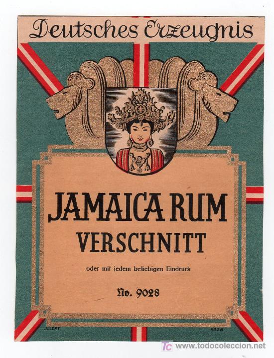 Etiquetas antiguas: ETIQUETA DE RON - RUM - RHUM - Foto 1