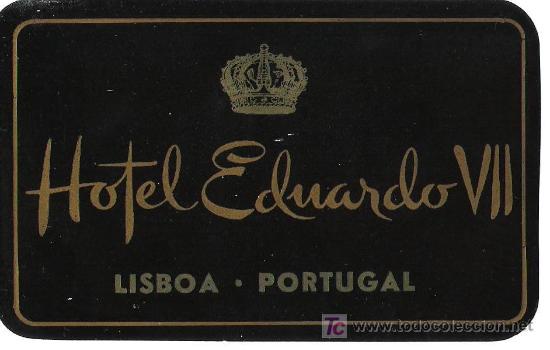 Etiquetas antiguas: Etiqueta Hotel Eduardo VII - Lisboa - Portugal
