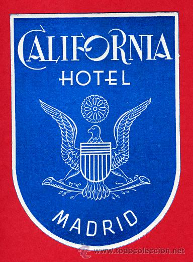 Etiquetas antiguas: ETIQUETA  HOTEL-ESPA&Ntilde;A -  HOTEL EUROPA- IRREGULAR  65X80 85mm   MADRID
