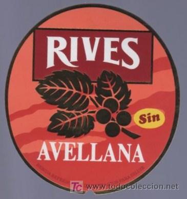 Old Labels: ETIQUETA DE AVELLANA RIVES. RIVES.